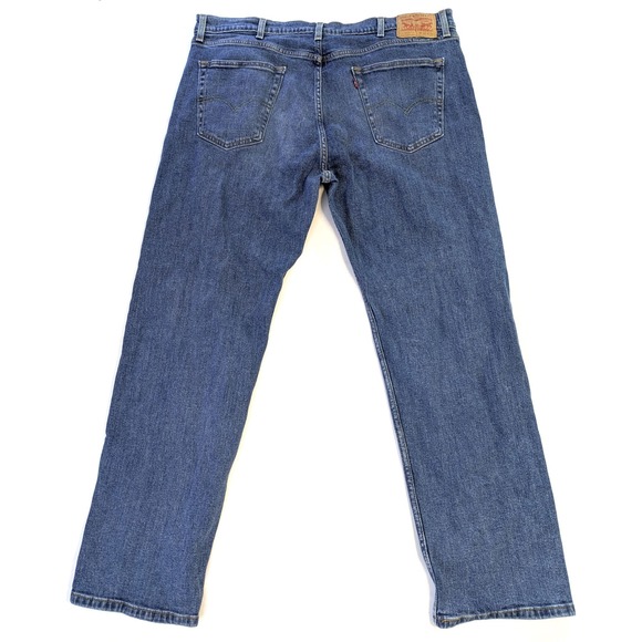 Levi's Other - Levis 505 Regular Fit Straight Leg Jeans Mens 40x32 Medium Wash Blue Denim